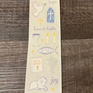 💞 New Christian Church Scrapbook Craft Stickers